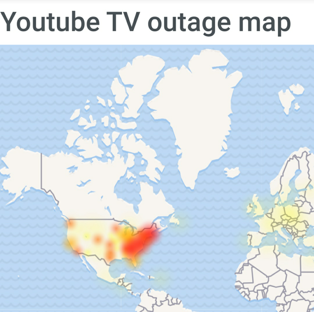 Update Nov YouTube Tv Outage Down not working channels