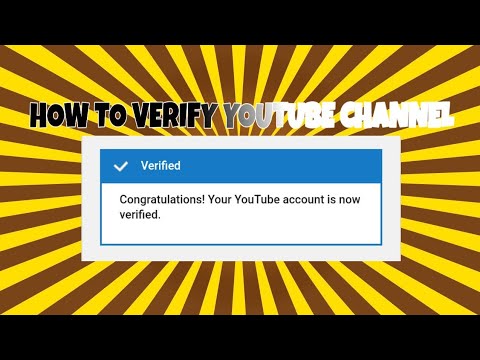 HOW TO VERIFY YOUTUBE CHANNEL ON ANDROID EASY WAY VERIFY MY YOUTUBE