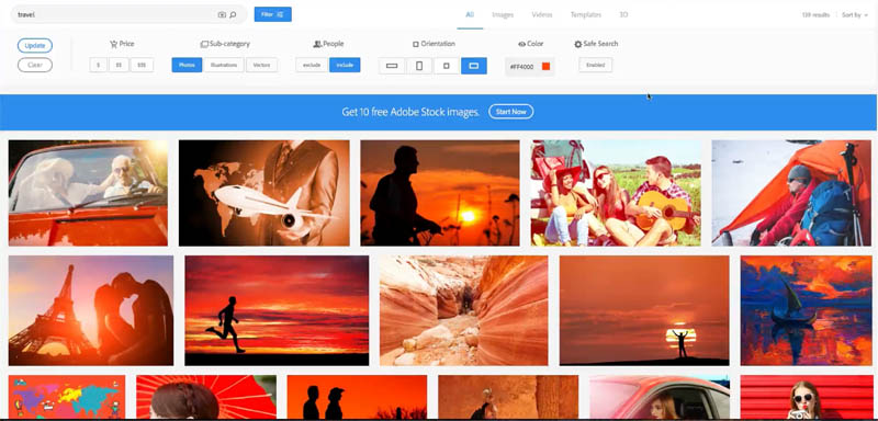 How to search and download Adobe Stock images in Photoshop PhotoshopCAFE