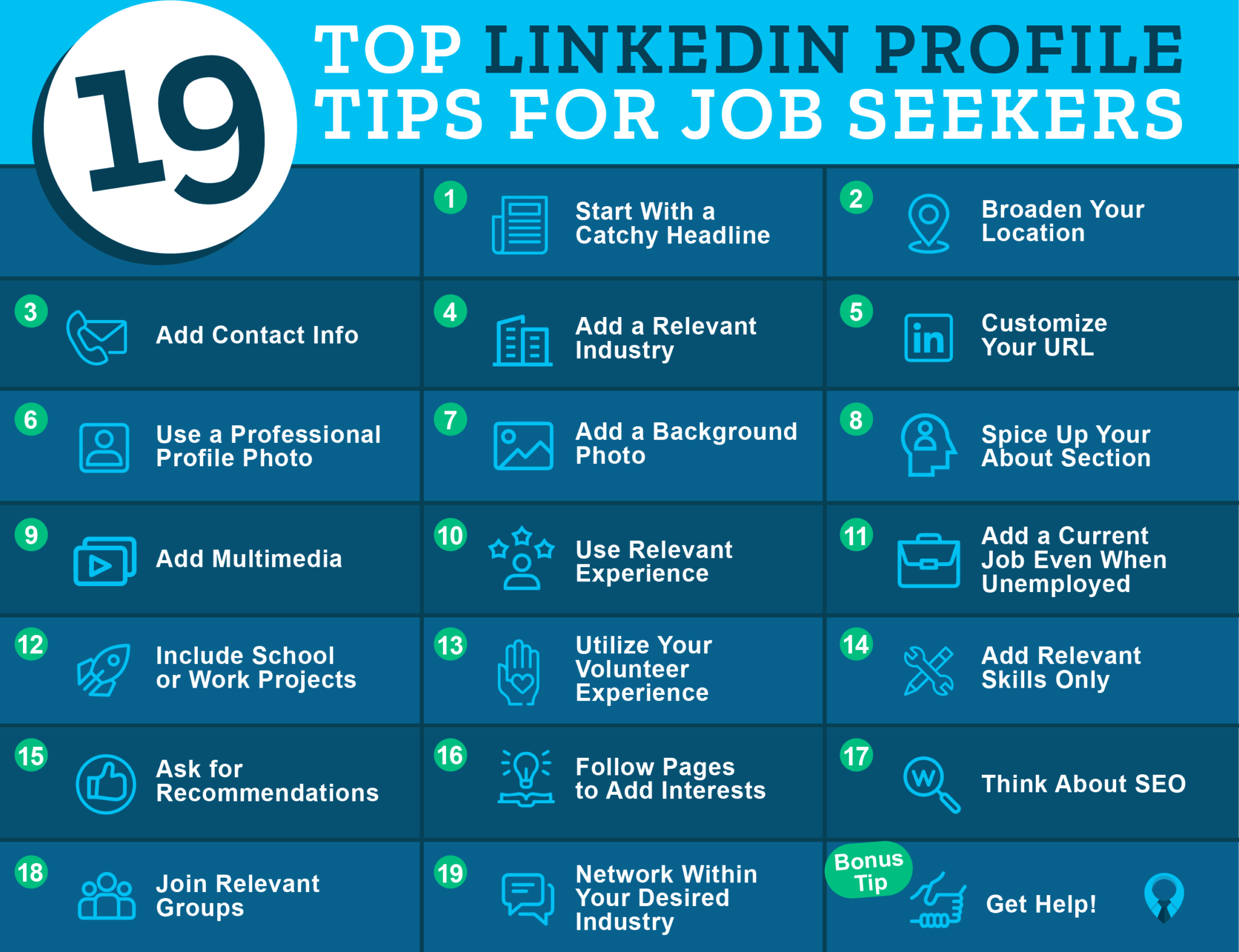 19 Top LinkedIn Profile Tips for Job Seekers