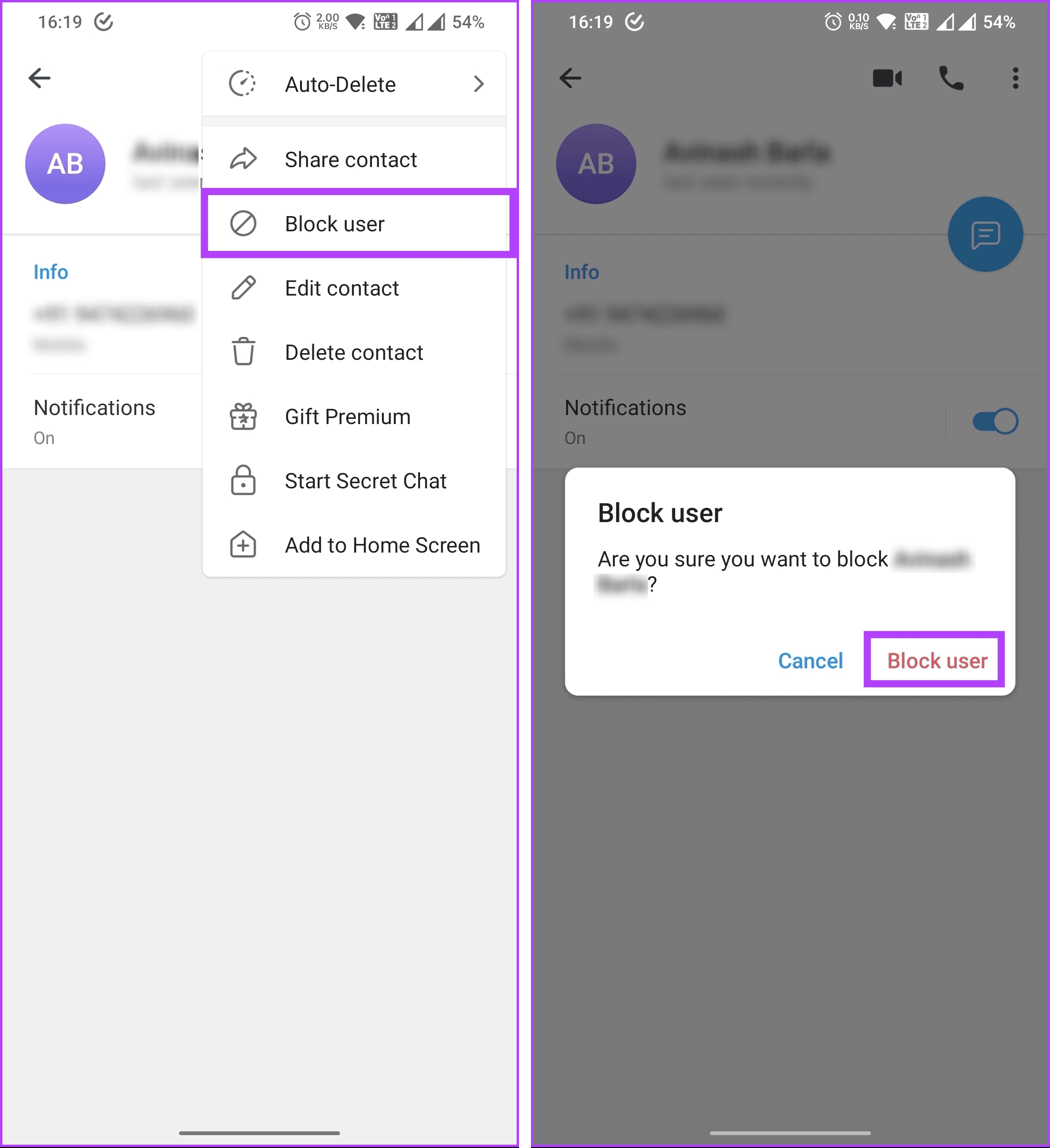 How to Block Someone on Telegram on Desktop Android or iOS Guiding Tech