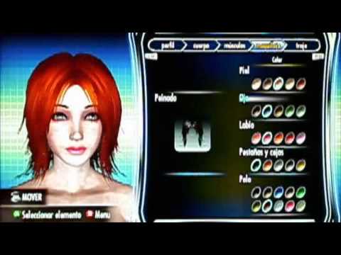 Rumble Roses XX Character editor YouTube
