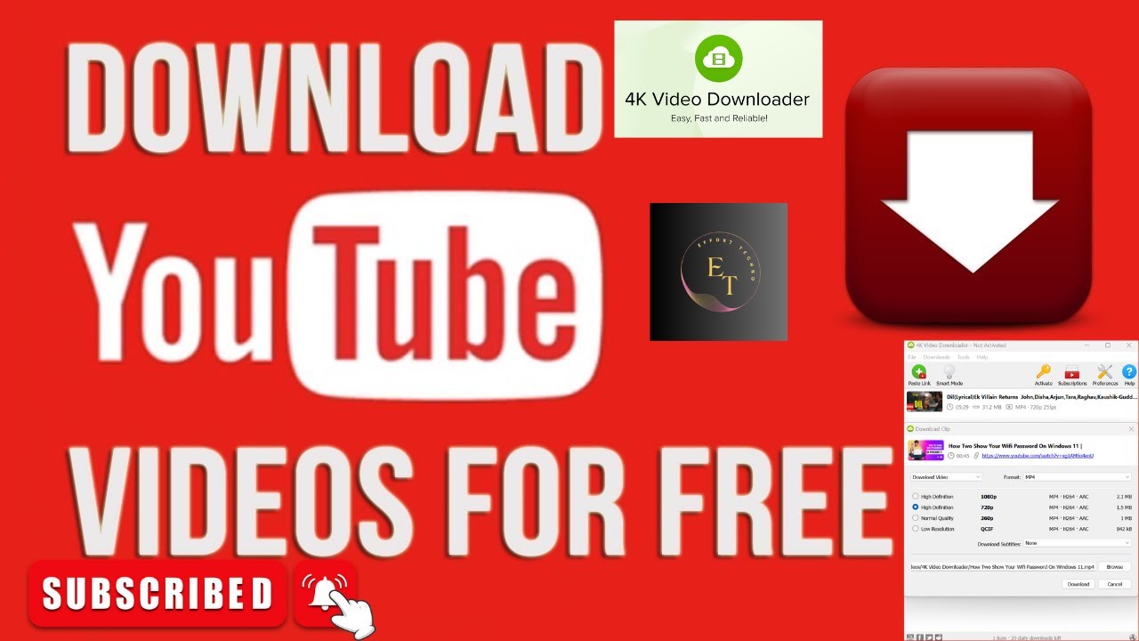 How to Download 4 K video Downloader YouTube