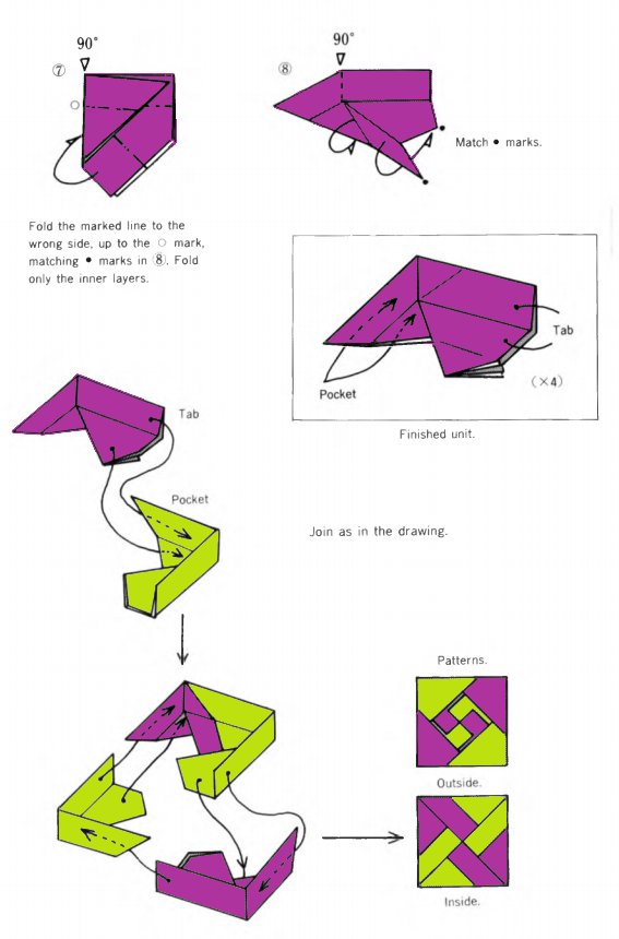 Beautiful origami box
