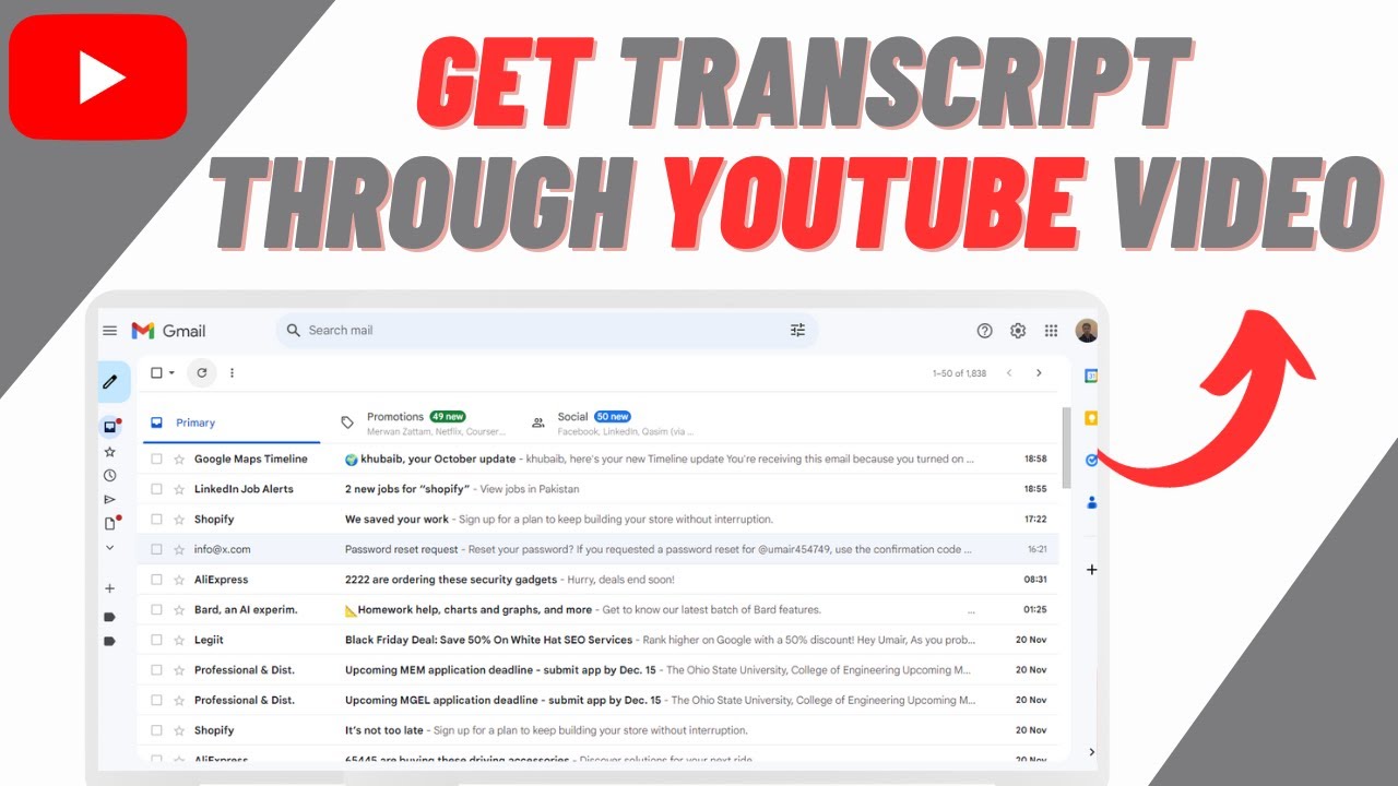 How To Get The Transcript Of a Youtube Video Quick Easy YouTube