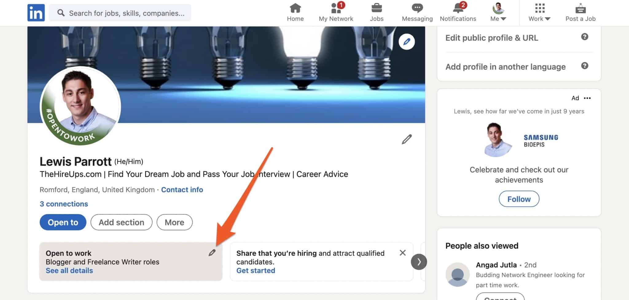 How to Let Recruiters Know Youre Open to Work on LinkedIn