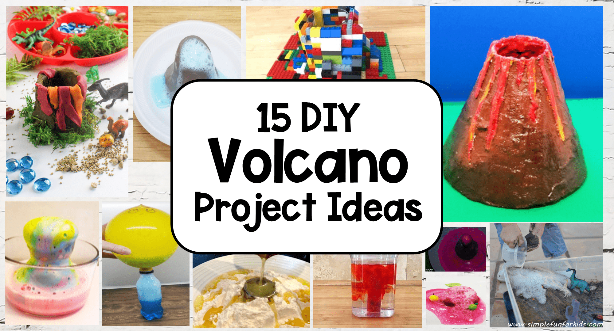 Easy DIY Volcano for Kids Science and Art