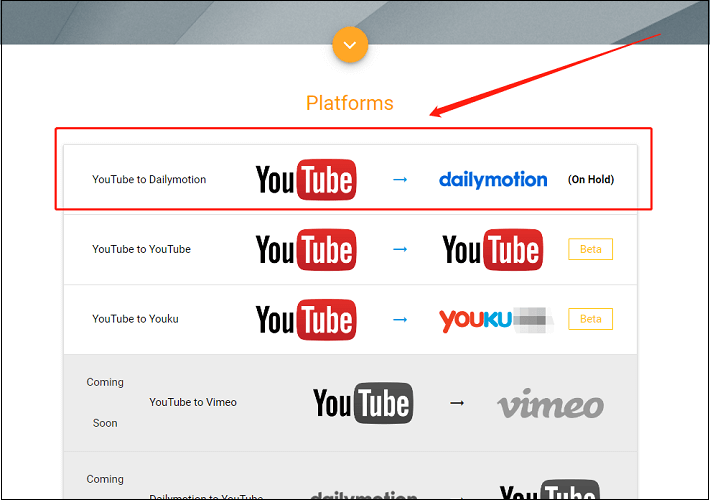 Transfer Video from YouTube to Dailymotion Detailed Guide