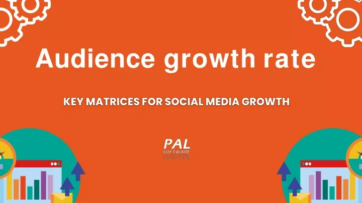 PPT Audience Growth Rate key matrix for Social Media growth