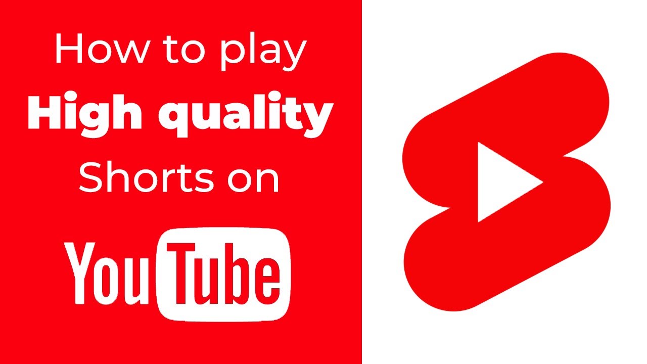 How to improve youtube shorts quality Play shorts in High Definition