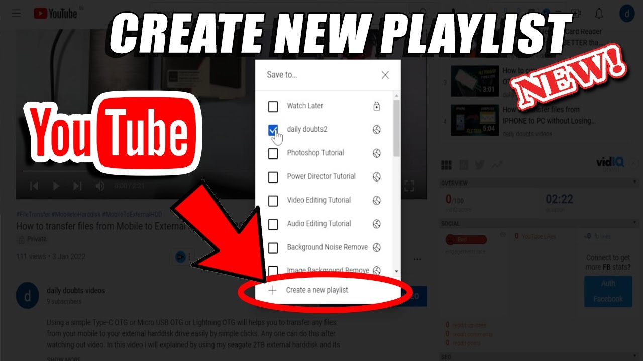How to Create YouTube Playlists on PC and Laptop YouTube