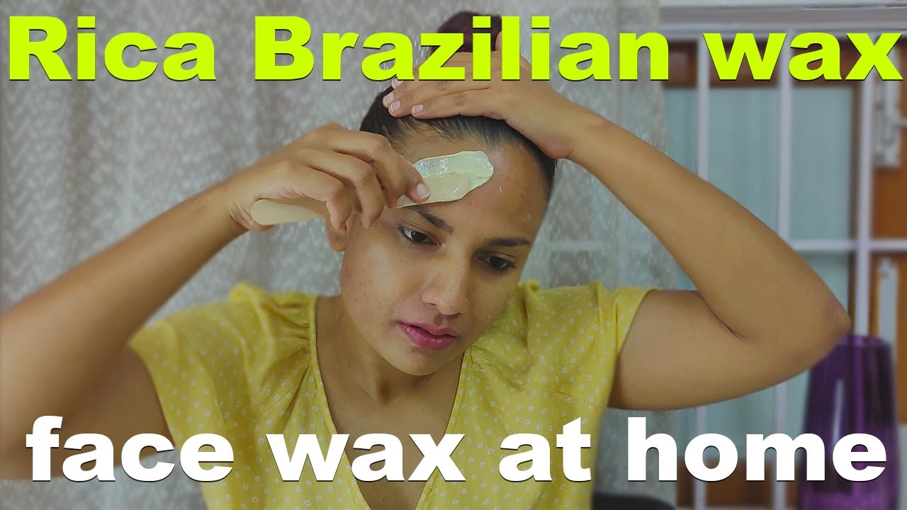 Rica Brazilian face wax at home how to do face wax at home remove