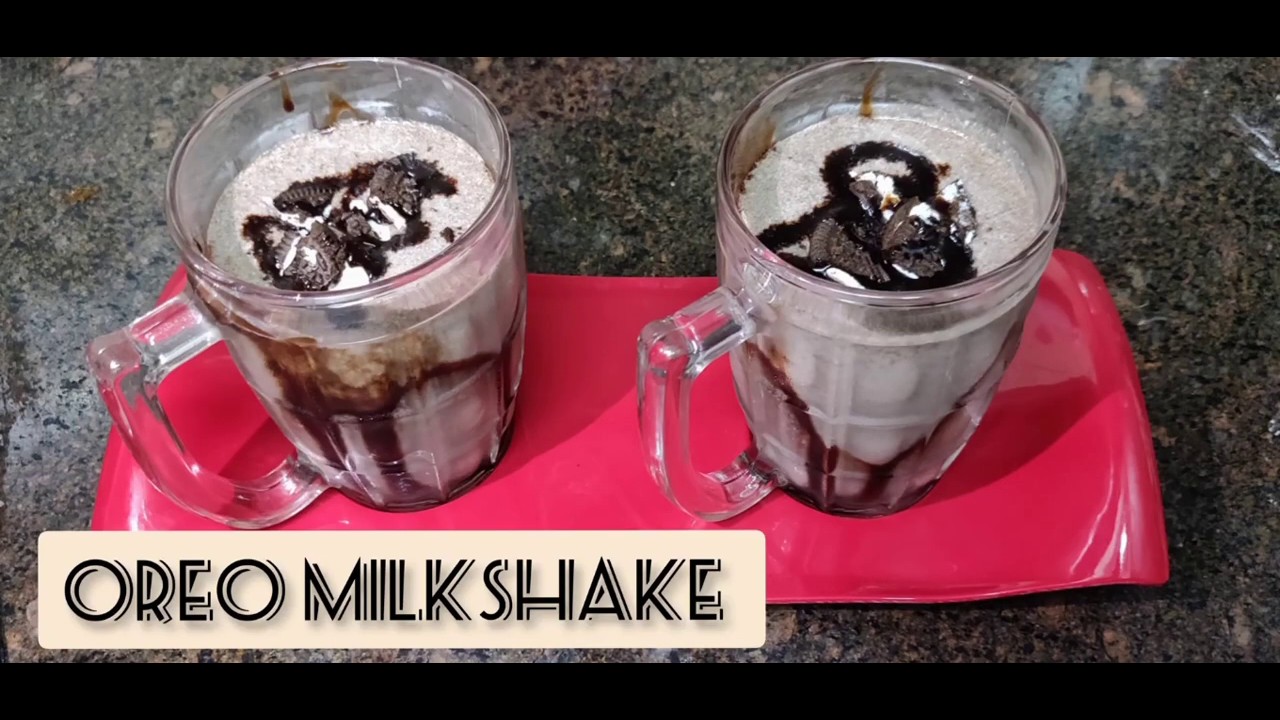 OREO MILKSHAKE HOW TO MAKE OREO SHAKE YouTube