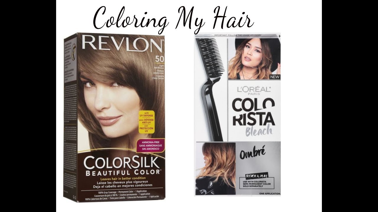 Hair Color using Revlon and LOreal YouTube