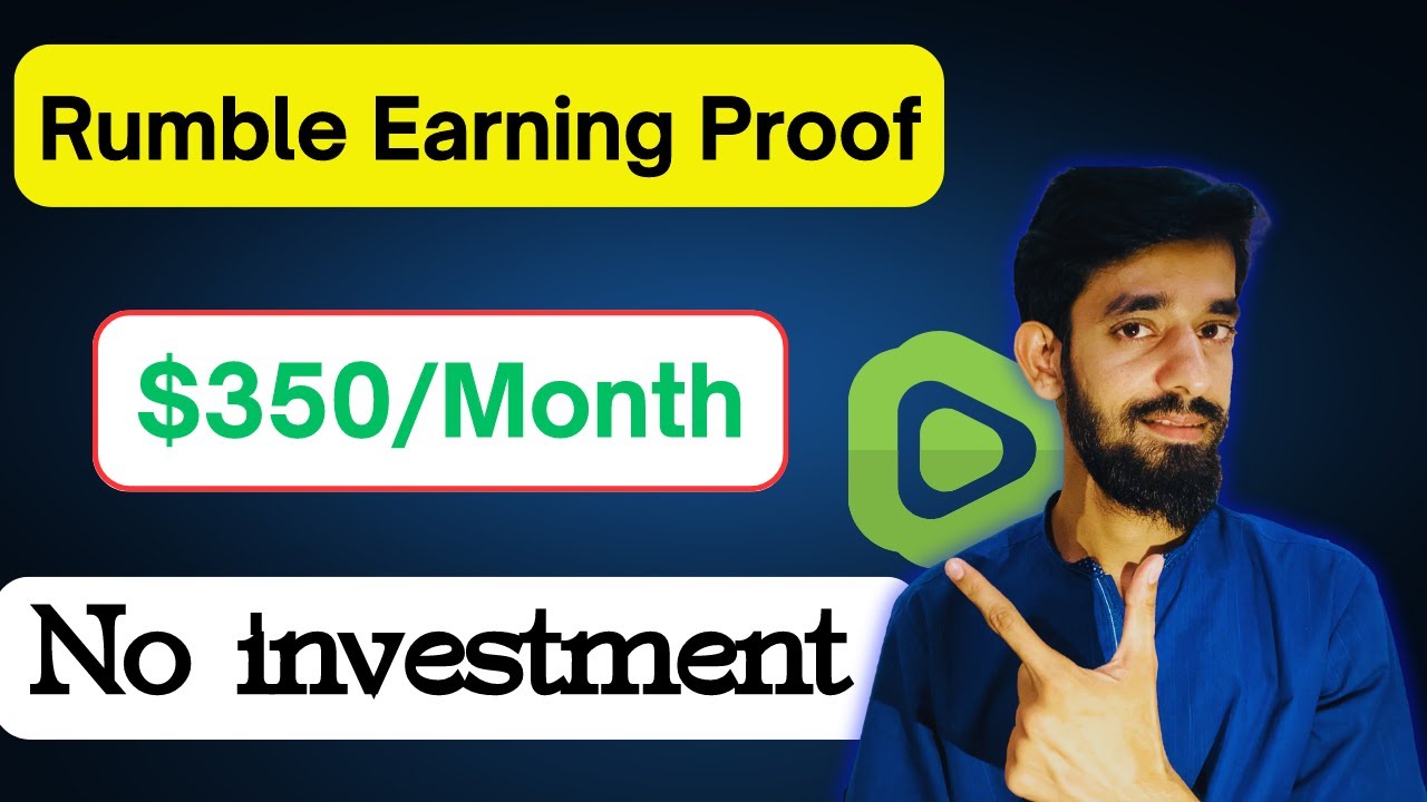 Rumble Earn Money How to Make Money on Rumble Rumble Payment Proof