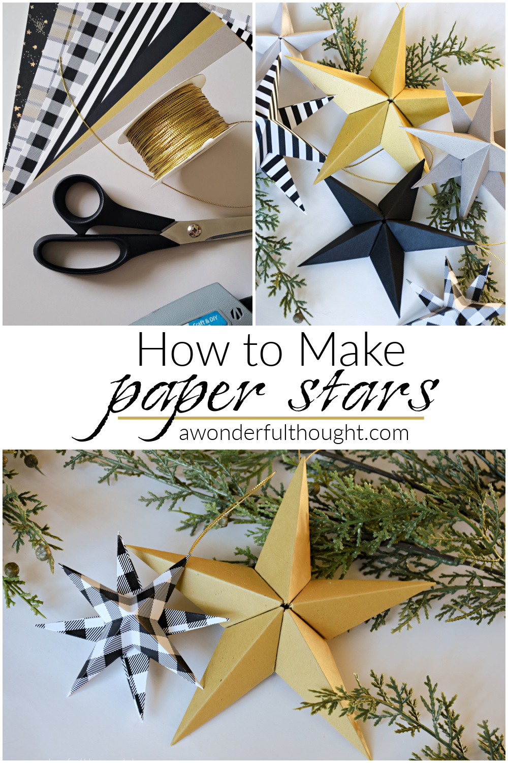 How to Make Paper Stars A Wonderful Thought