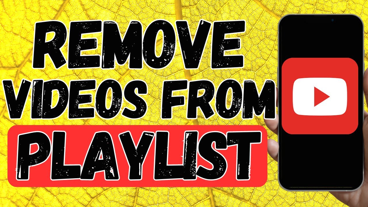 How To Remove Deleted Videos From Youtube Playlist YouTube