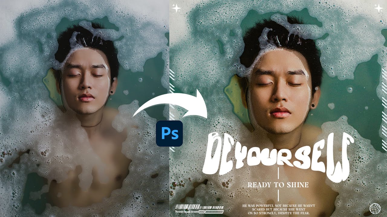 Turn any Stock Image Into Album cover Art in 2 minutes in Adobe