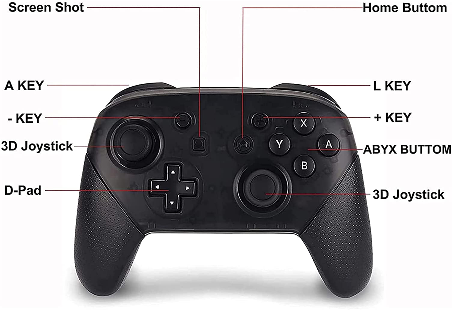 Switch Pro Controller Enhanced Wireless Pro Controller Gamepad