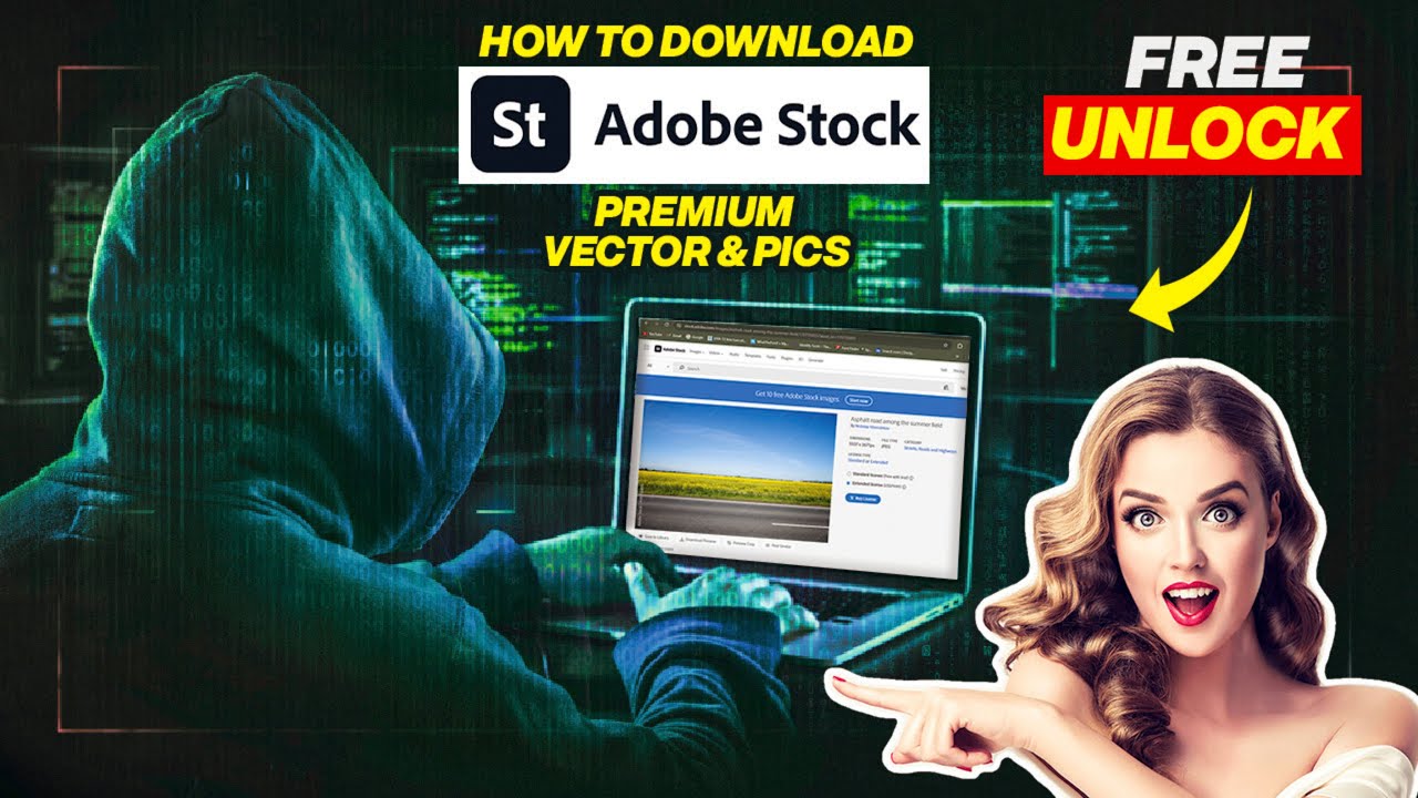 How to download Adobe Stock images free Download Ai Tools 2024 YouTube
