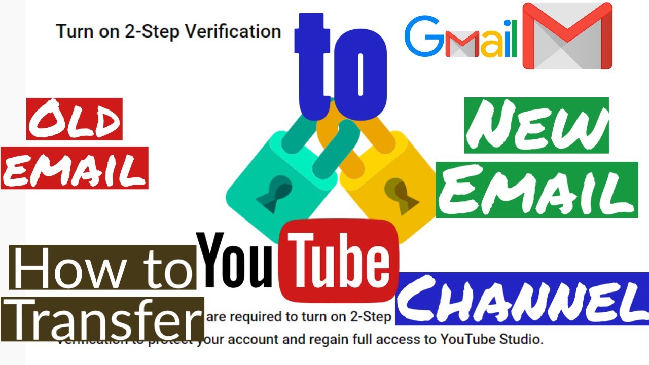 How To Change Email on YouTube Transfer YouTube Channel OLD Email ID