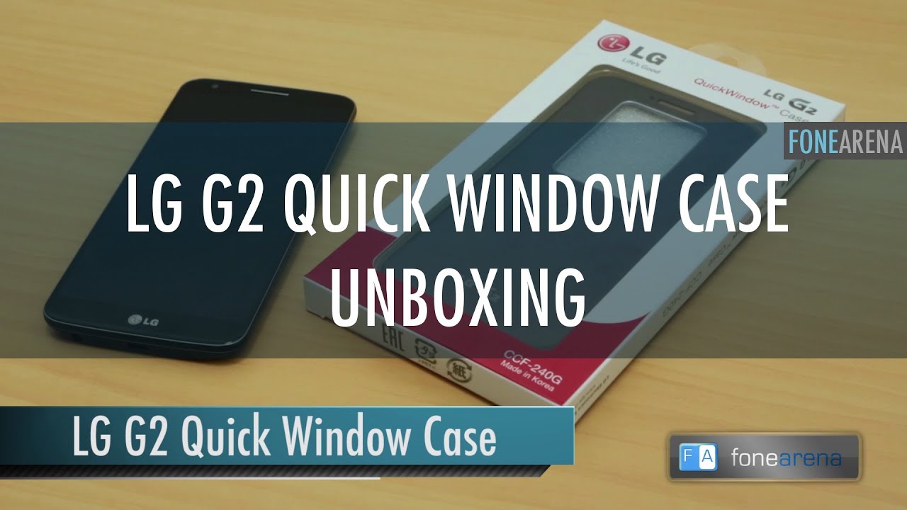 LG G2 Quick Window Case Unboxing and Overview YouTube