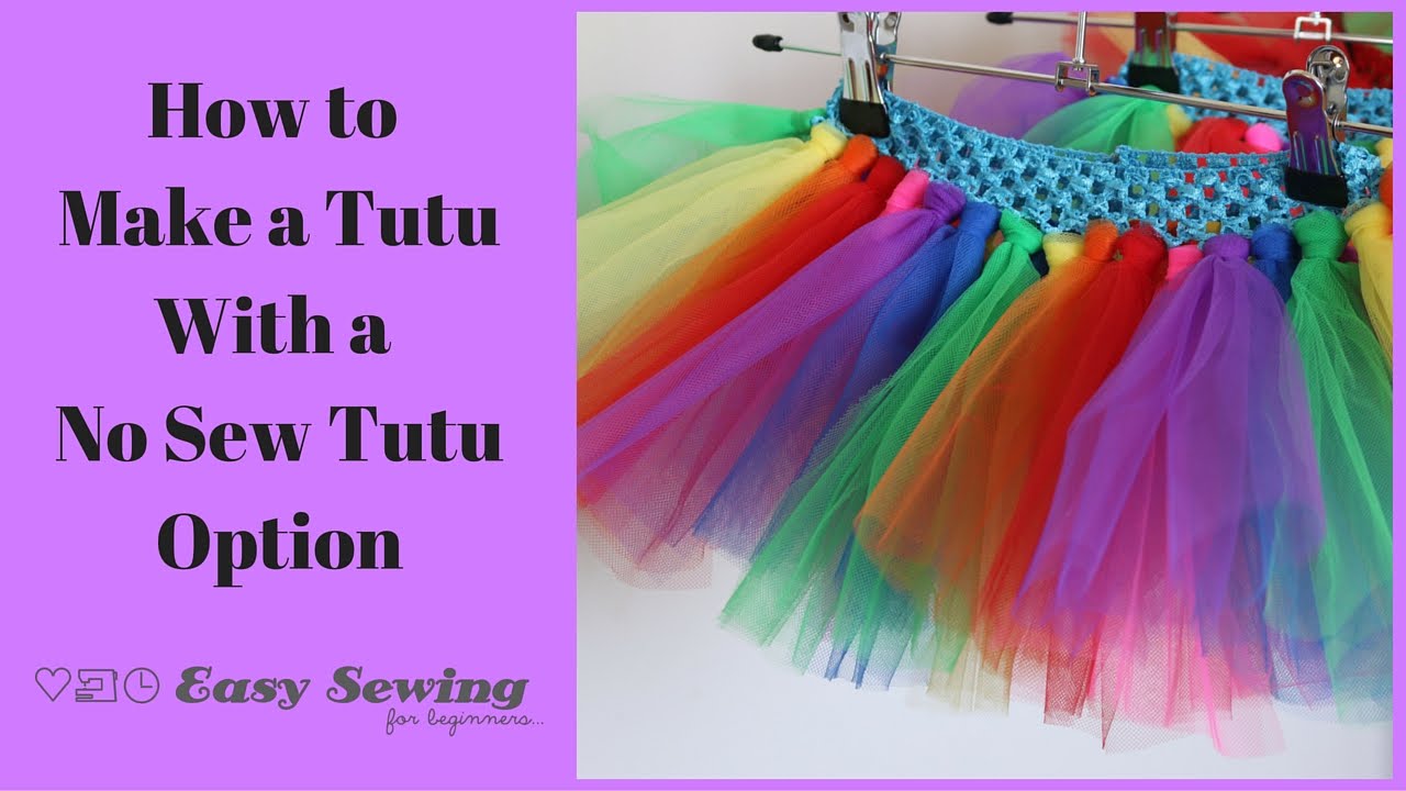 How to Make a Tutu QUICK and Easy YouTube