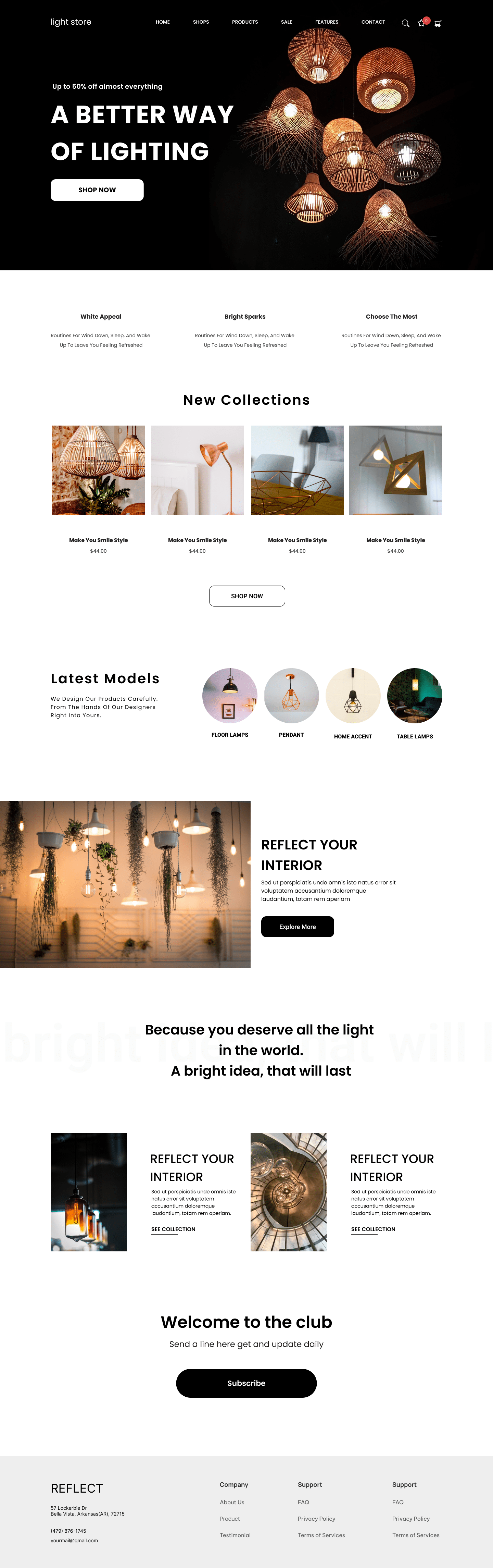 Landing Page on Behance