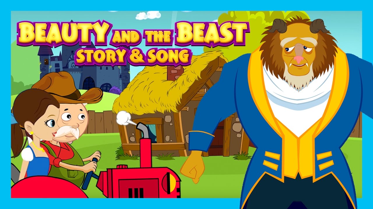 Beauty And The Beast Story and Song Fairy Tales For Kids English