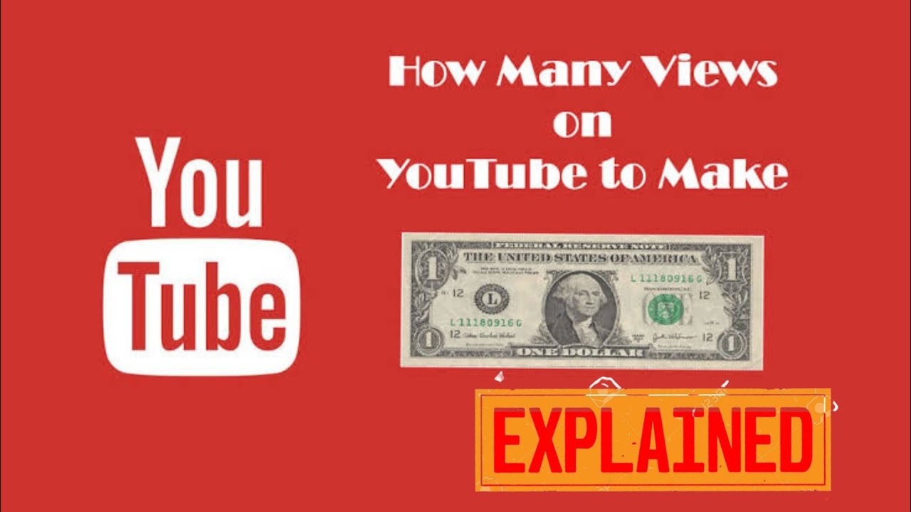 How many views need on YOUTUBE to earn money Get to know in details