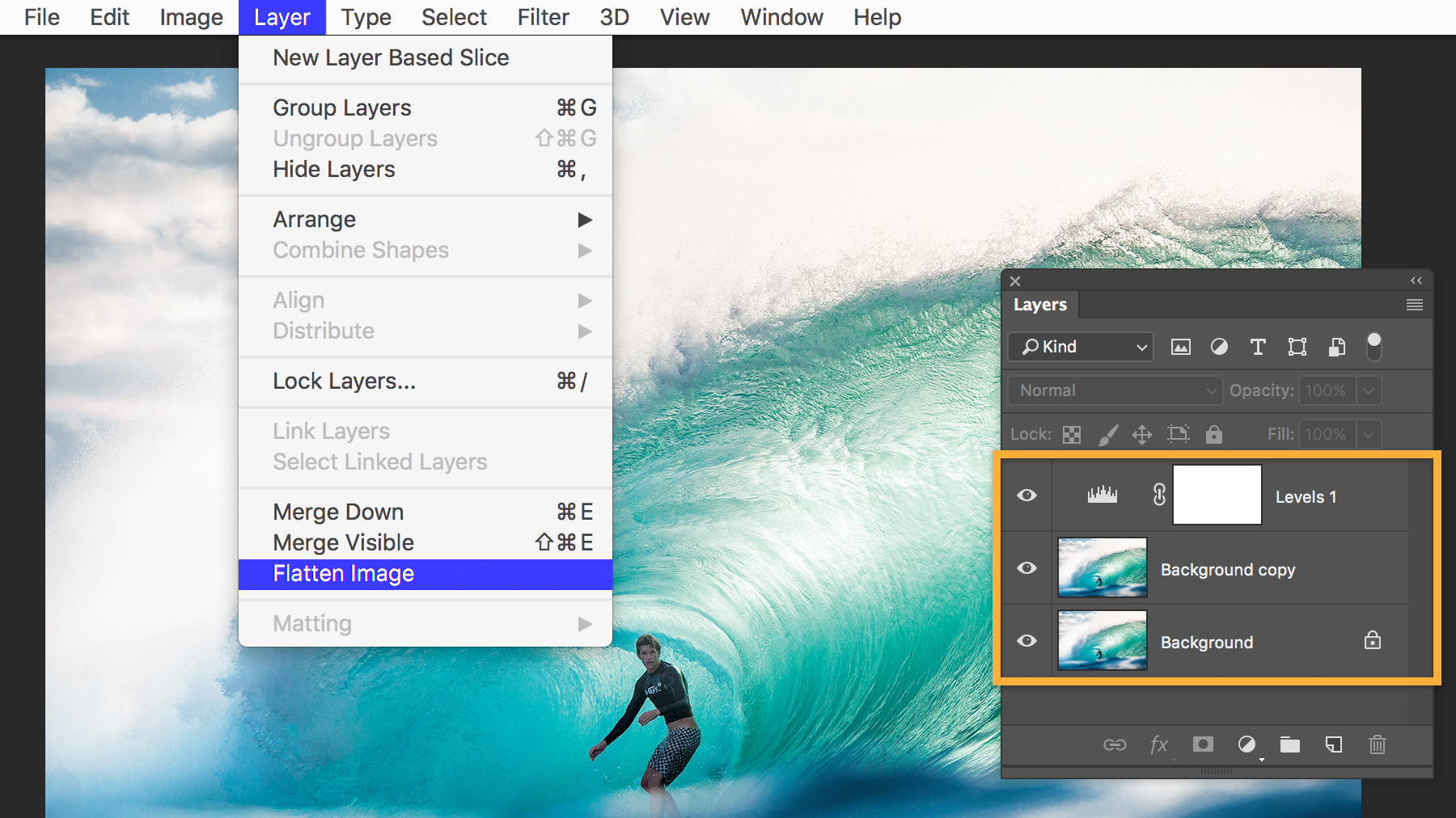 How to add a border or frame around a photo in Photoshop Adobe