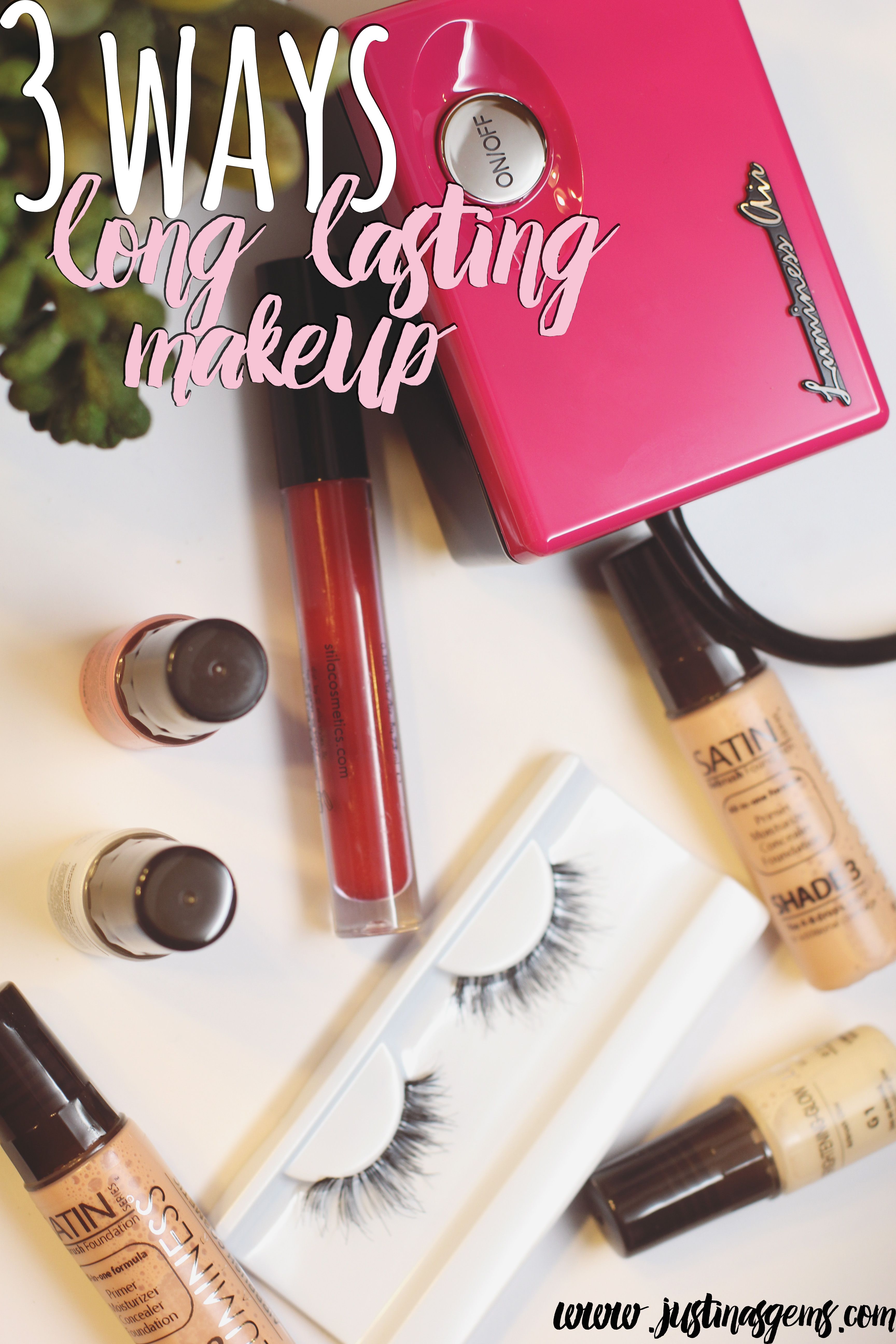 Long Lasting Makeup 3 Ways Long lasting makeup Makeup Airbrush makeup