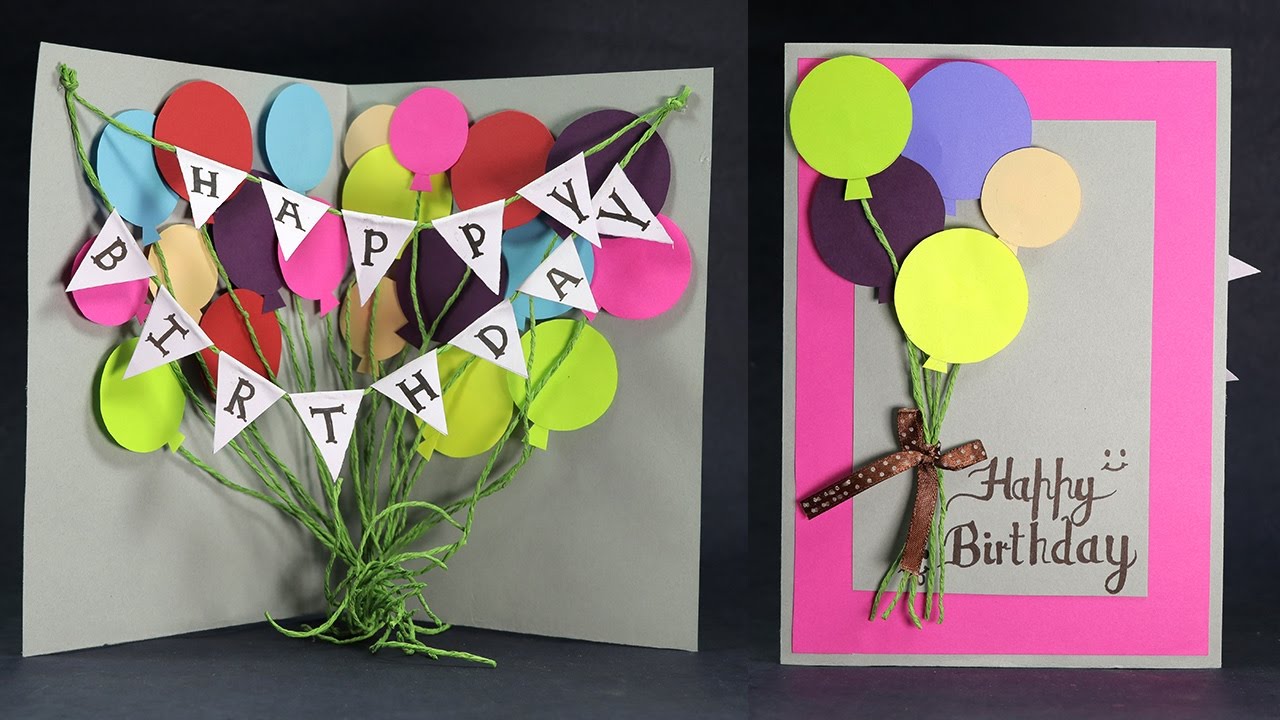 How To Make Handmade Birthday Cards Step By Step