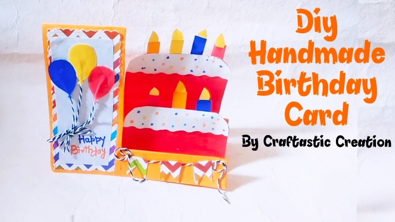 Side Step Birthday Card Handmade Birthday Card How To Make Easy