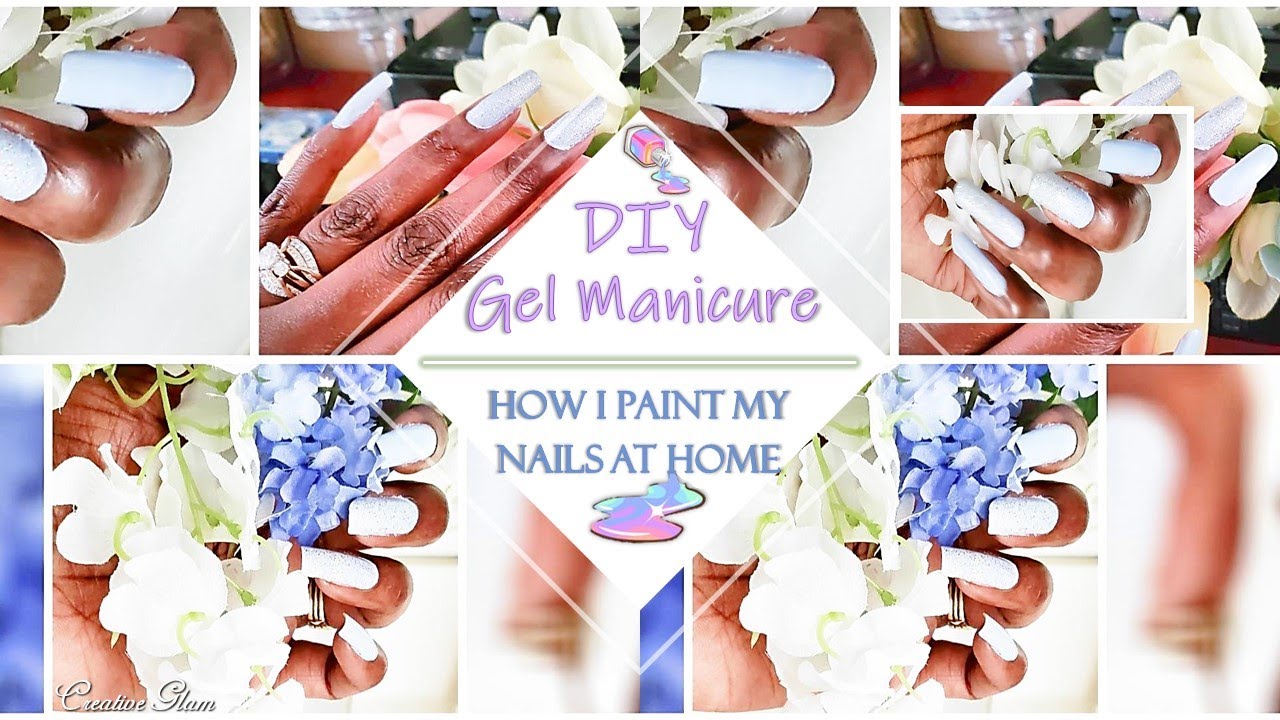 DIY Gel Polish Manicure How I Paint My Own Nails At Home Natural