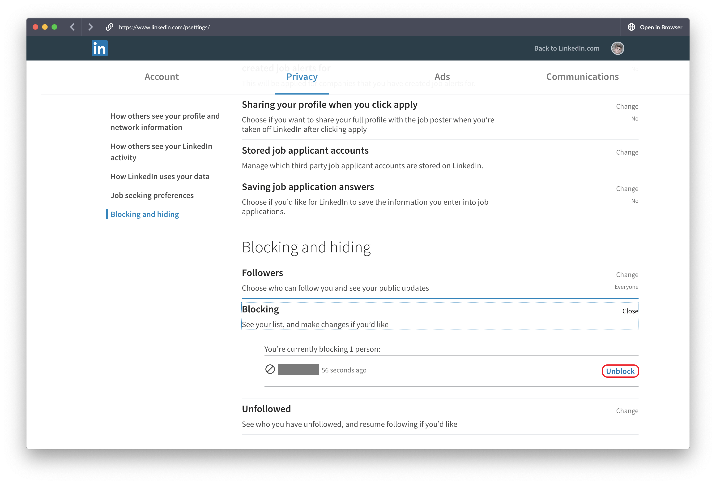 Block Someone on LinkedIn Without Them Knowing Blog Shift