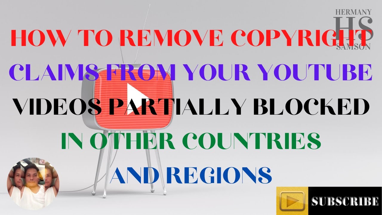 HOW TO REMOVE COPYRIGHT CLAIMS FROM YOUTUBE VIDEOS PARTIALLY BLOCKED IN
