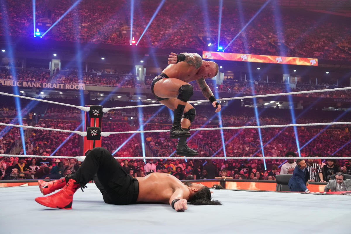 Randy vs Roman Fatal 4Way Match Royal Rumble January 27 2024