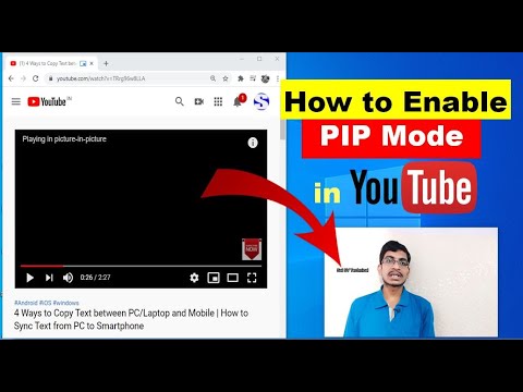 How to Enable Use Picture in Picture mode on YouTube PIP Mode in