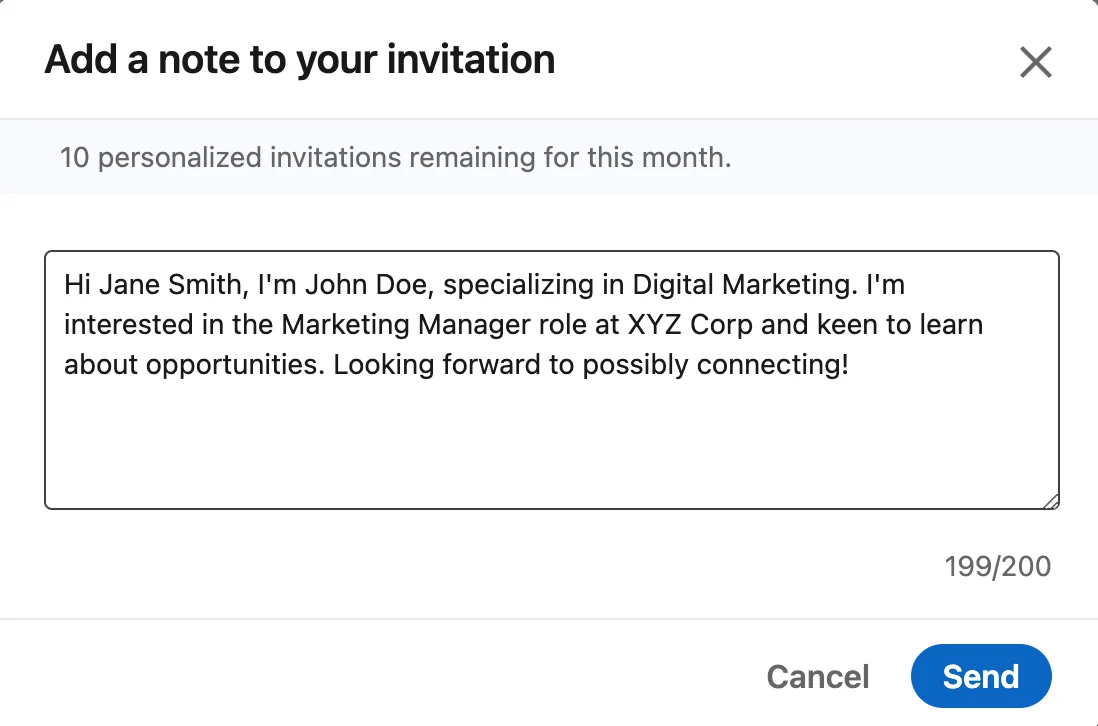 25 LinkedIn Connection Request Message Templates Examples