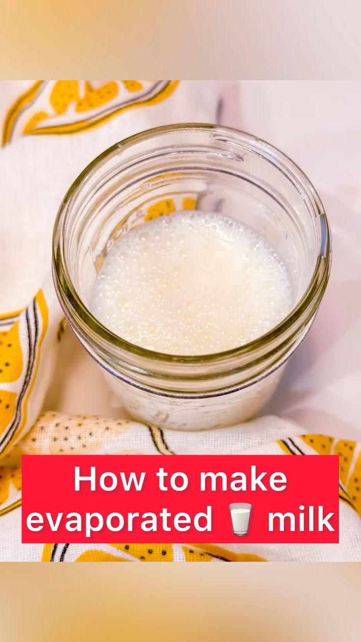 How to make evaporated milk Artofit