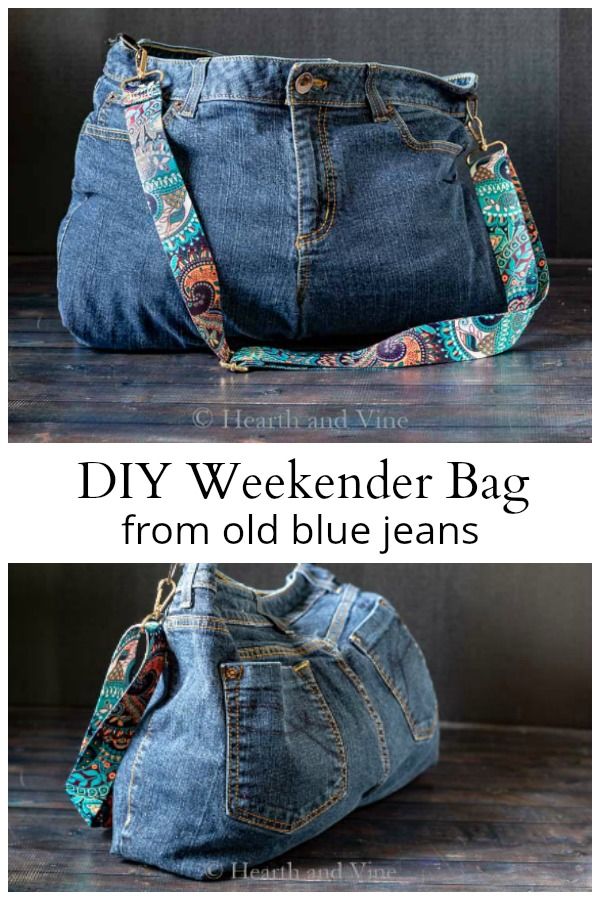 DIY Bag from Jeans A Fun Way to Recycle and Repurpose Old Stuff Diy