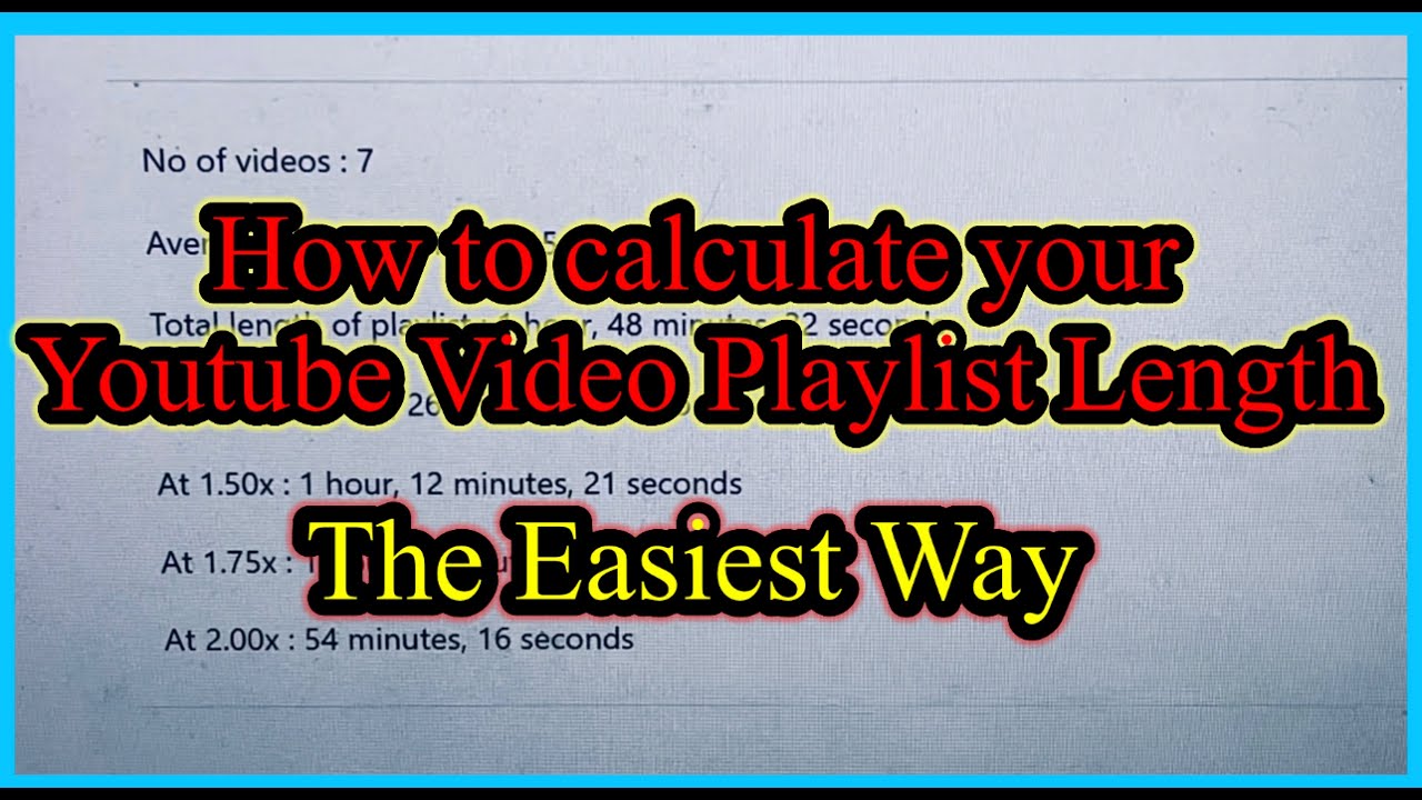 How Long Is My YouTube Playlist? Tools to Measure and Organize Content