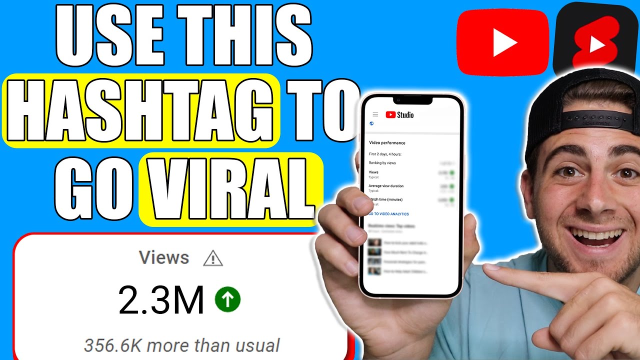 Use These NEW Hashtags To Go VIRAL on YouTube in 2024 BEST YouTube