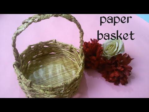 diy basket paper baskethow to make a basketorigami crafthome girl