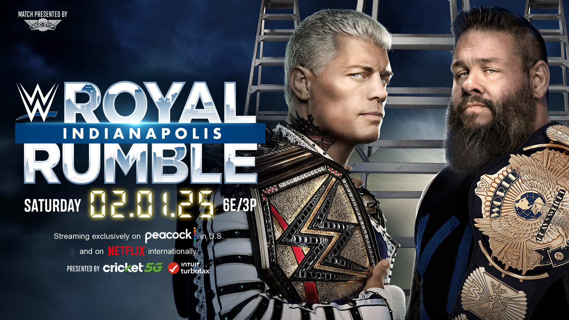 WWE Entertinement Royal Rumble 2025 Match Card How to Watch Previews