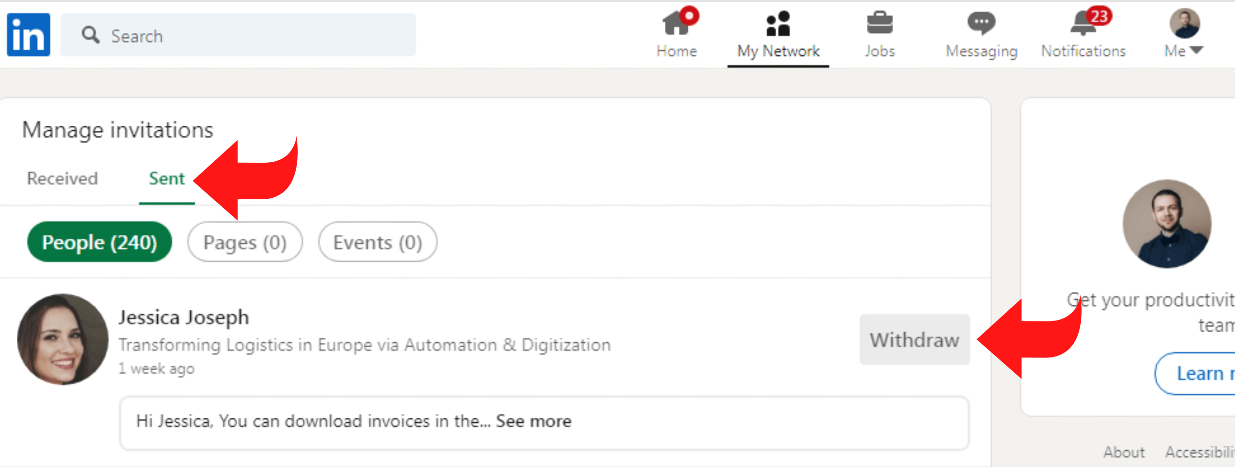 How to Remove a Connection on LinkedIn Octopus CRM
