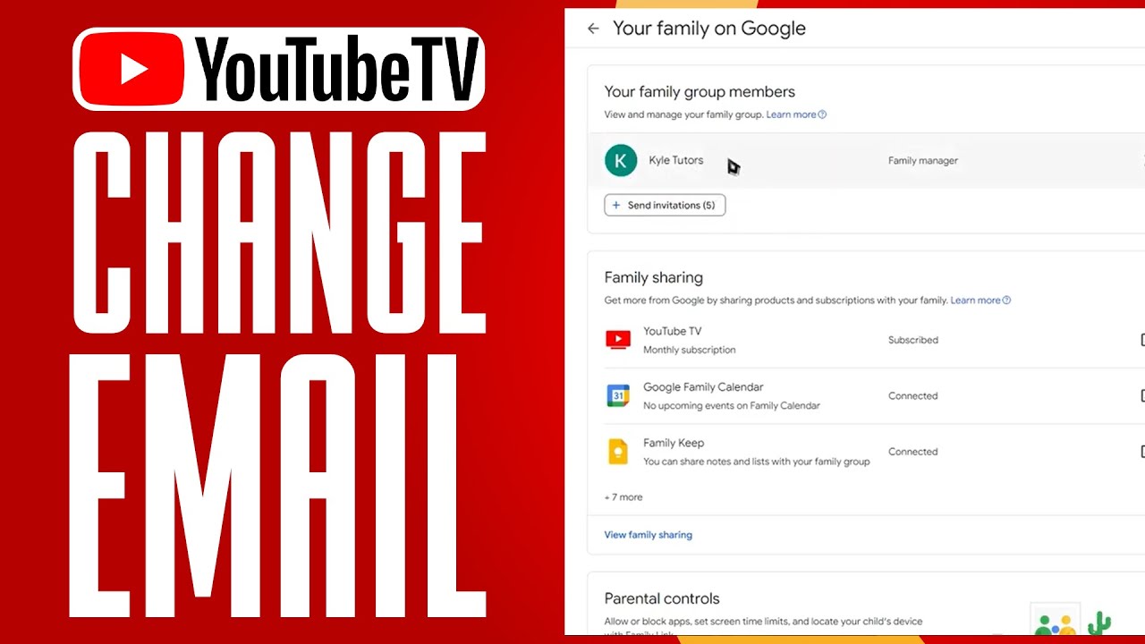 How To Change Email On YouTube TV Account 2025 Simple Tutorial YouTube
