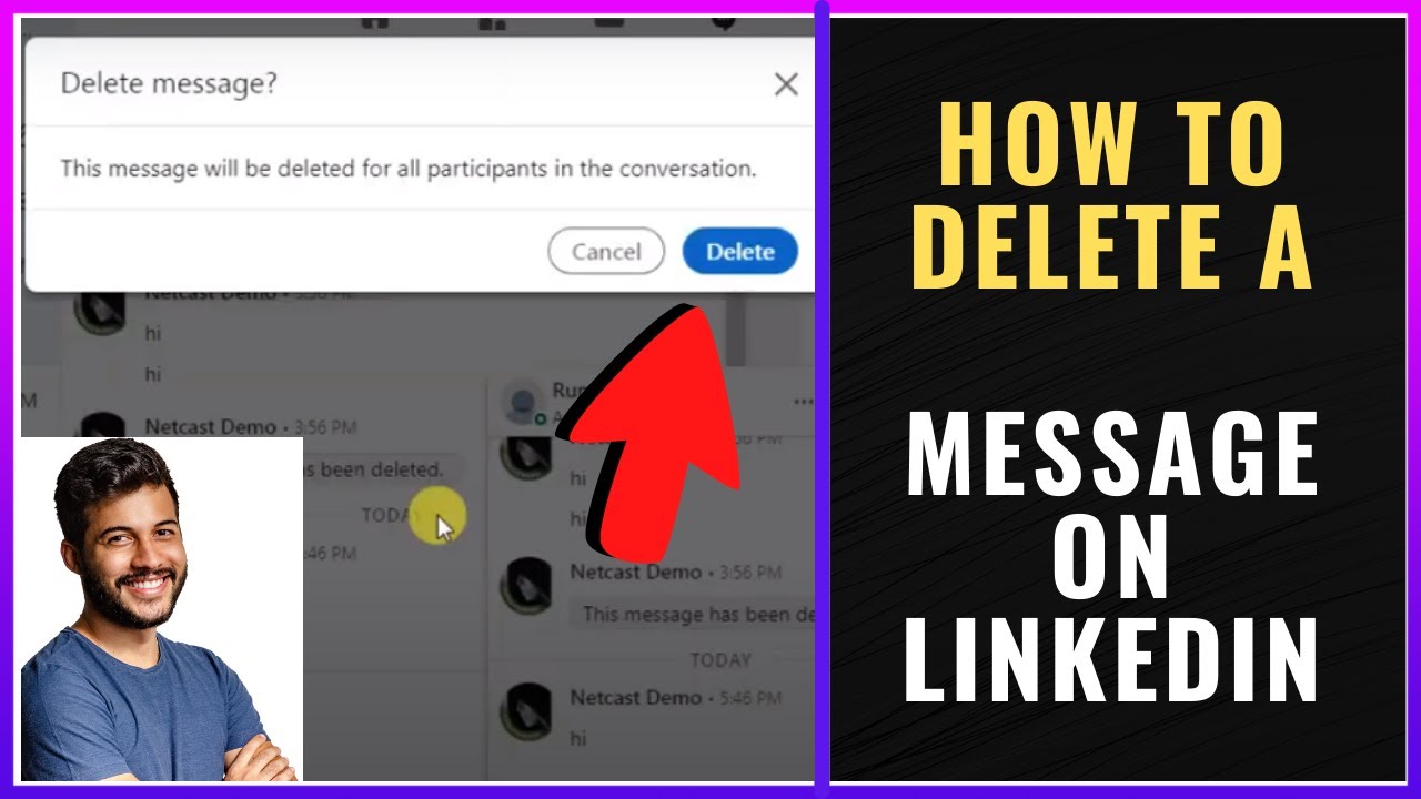 How to Delete a Message On Linkedin YouTube