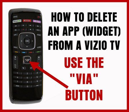 How To Delete APPS From A VIZIO SMART TV Vizio smart tv Smart tv Vizio